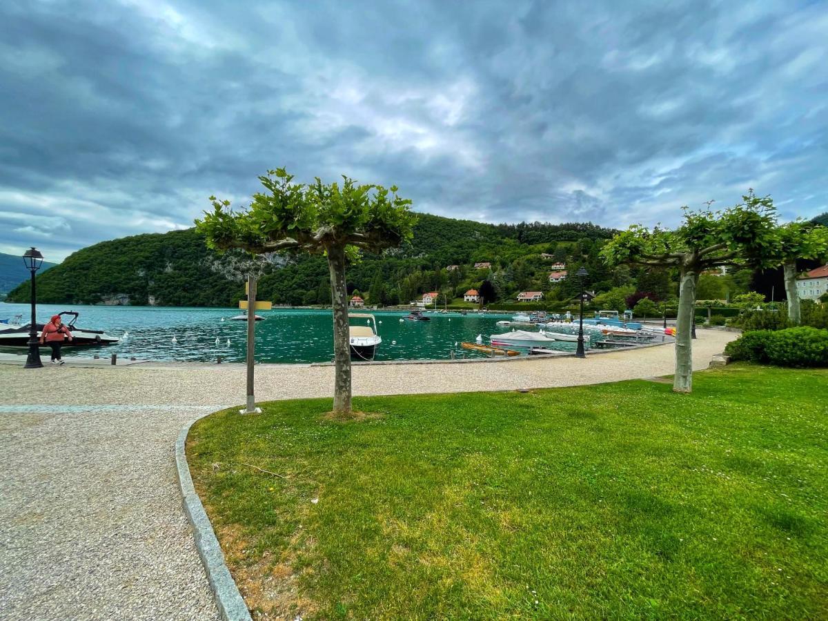 Reflet Bleu Du Lac D'Annecy 3 Etoiles - Face Au Lac, Parking Gratuit, Paddle Board Doussard Extérieur photo