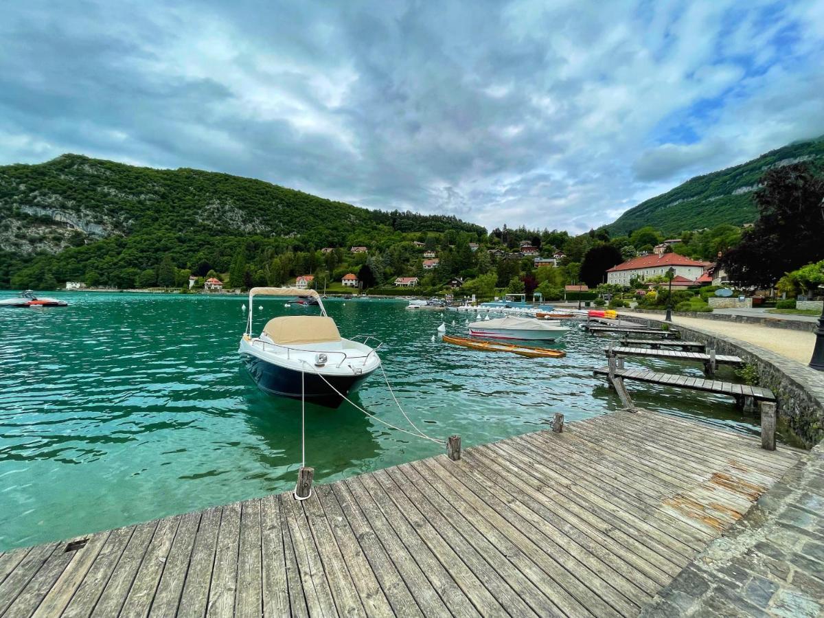 Reflet Bleu Du Lac D'Annecy 3 Etoiles - Face Au Lac, Parking Gratuit, Paddle Board Doussard Extérieur photo