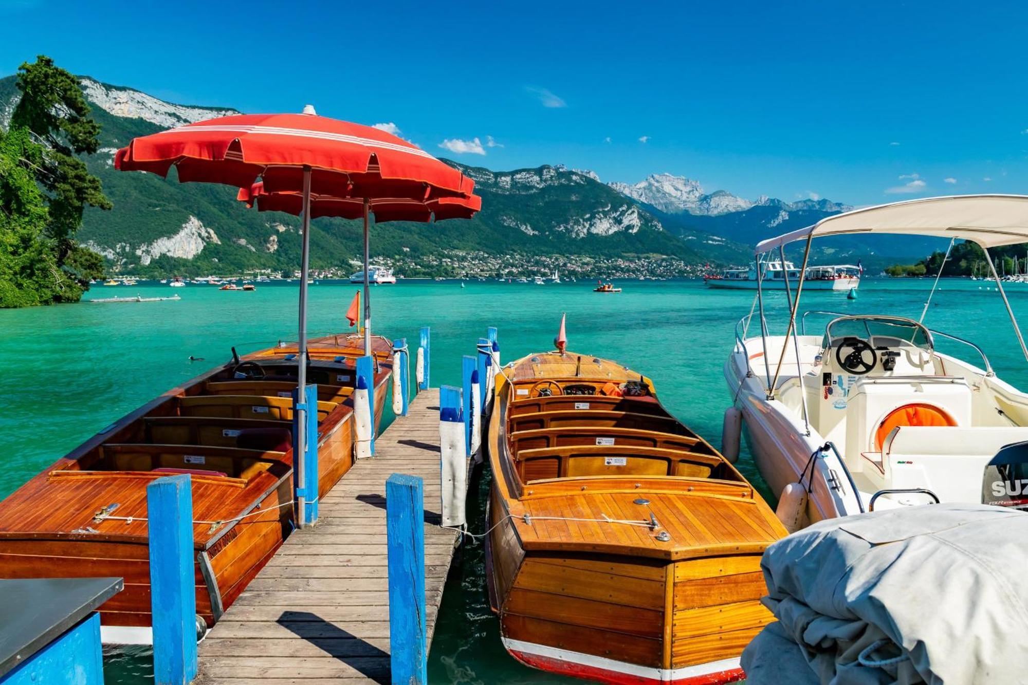 Reflet Bleu Du Lac D'Annecy 3 Etoiles - Face Au Lac, Parking Gratuit, Paddle Board Doussard Extérieur photo